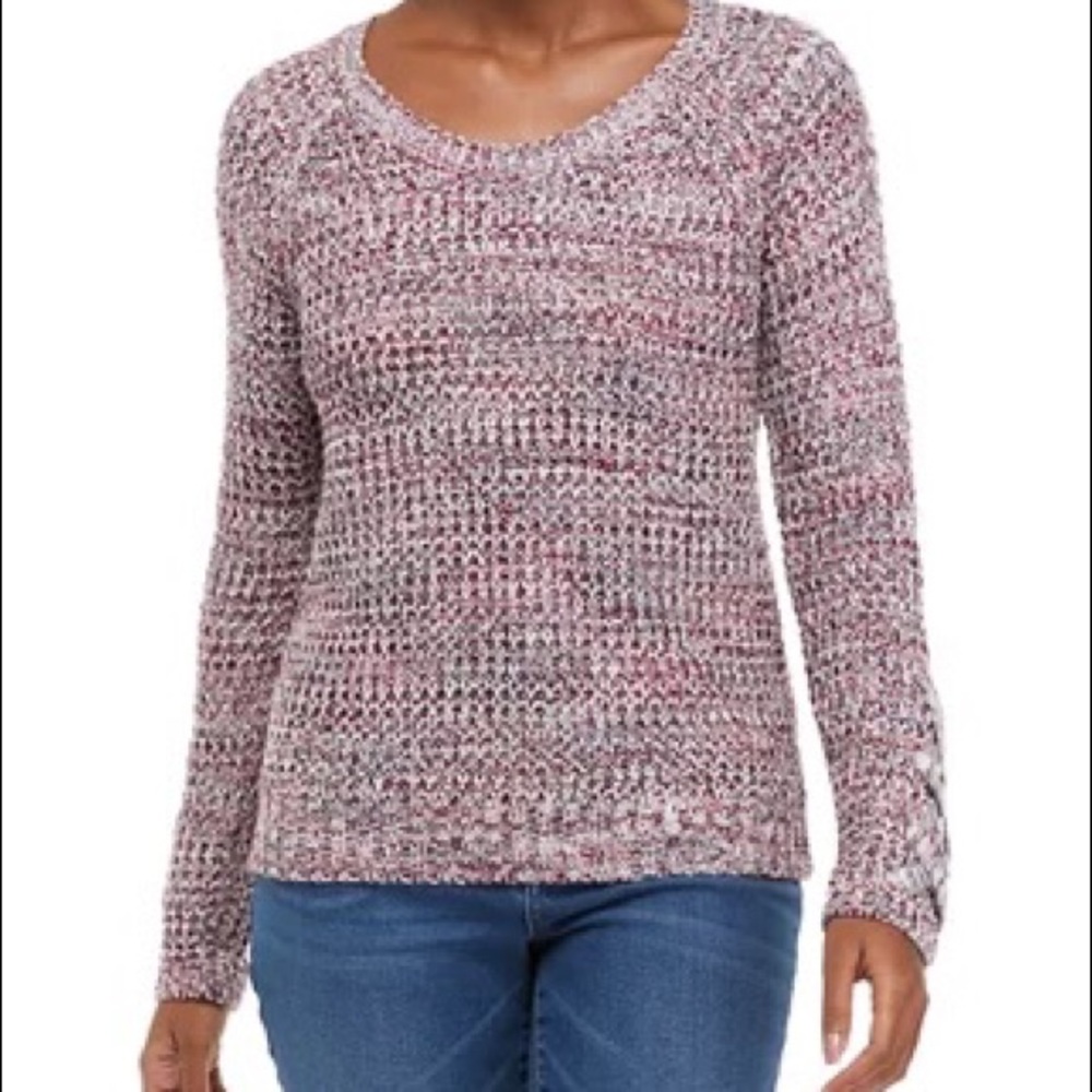NWT American Rag Cie Sweater Multi color pink NWT